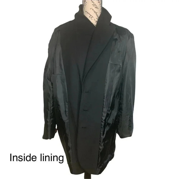 Topshop Black Belted Women's Blazer Jacket Size 8 Polyester Viscose Blend - Picture 15 of 16